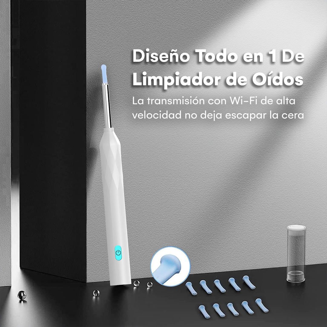 Limpia Oídos Inalámbrico con Cámara 1296P