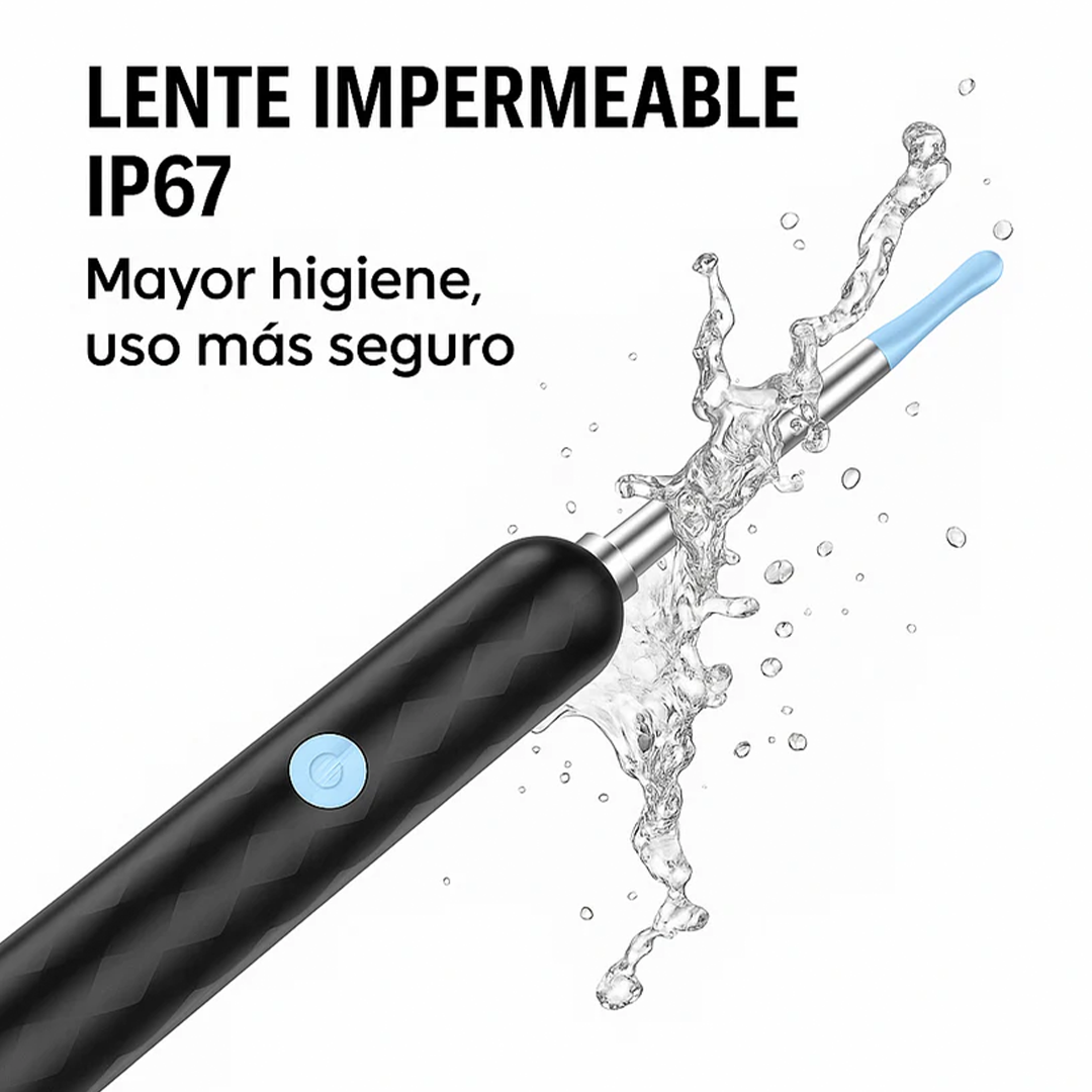 Limpia Oídos Inalámbrico con Cámara 1296P