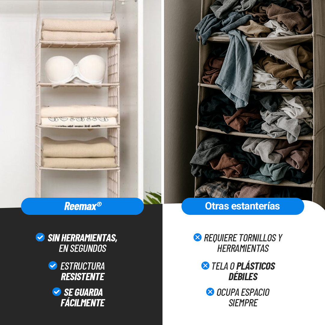 REEMAX® Estantería Plegable
