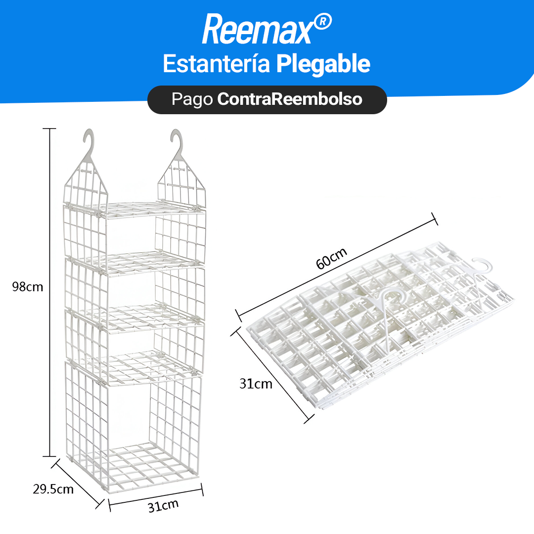 REEMAX® Estantería Plegable