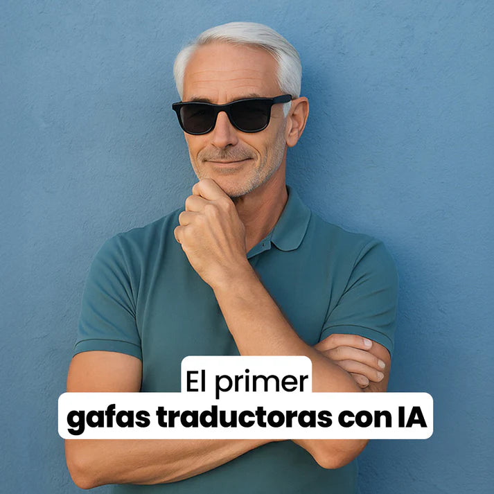 Gafas Traductoras con IA - Escucha y entiende cualquier idioma