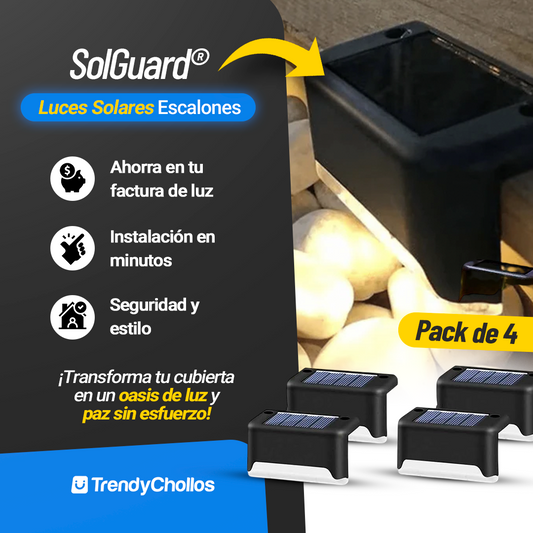 Luz Solar SolGuard [PACK 4 UNIDADES]