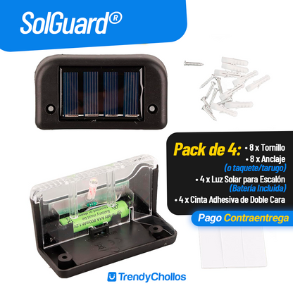 Luz Solar SolGuard [PACK 4 UNIDADES]