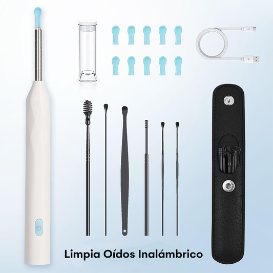 Limpia Oídos Inalámbrico con Cámara 1296P